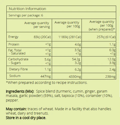 Dr Julie's Kitchen Beef Casserole Slow Cooker Mix 60g