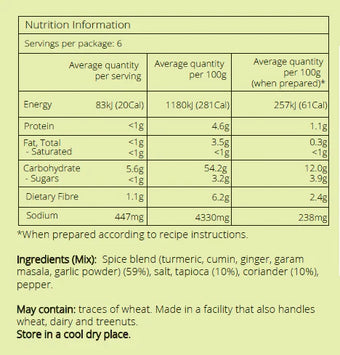 Dr Julie's Kitchen Beef Casserole Slow Cooker Mix 60g