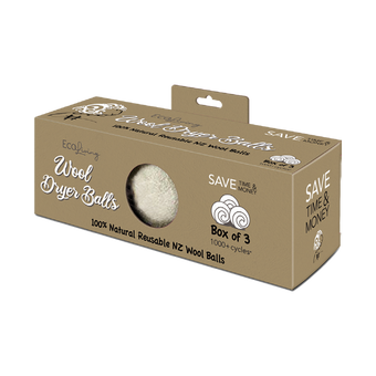 Eco Living Wool Dryer Balls 3 Pack