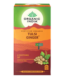 Organic India Tulsi Ginger 25 Tea Bags