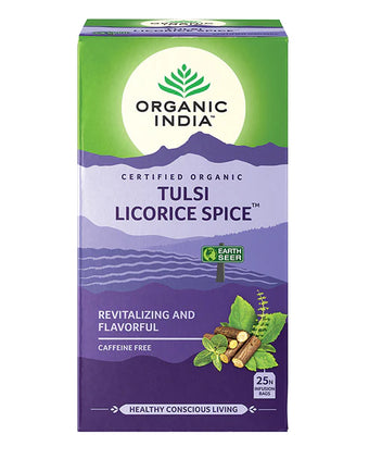 Organic India Tulsi Licorice Spice 25 Tea Bags