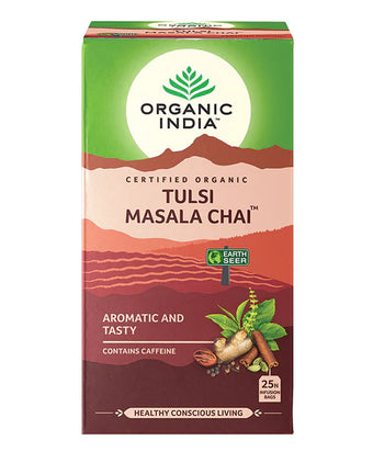 Organic India Tusli Masala Chai 25 Tea Bags