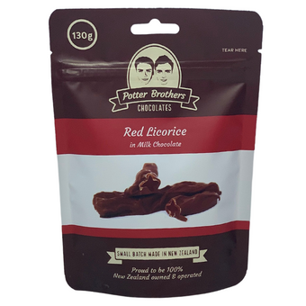 Potter Brother Red  Licorice In Milk Chocolate130g