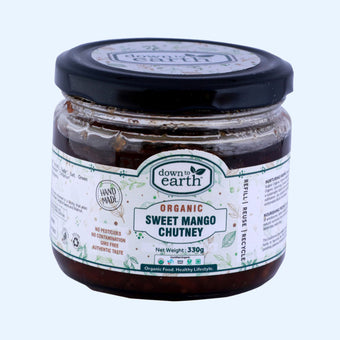 Down to Earth Organic Sweet Mango Chutney 330g