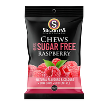 Sugarless Confectionery Raspberry Chews 70g