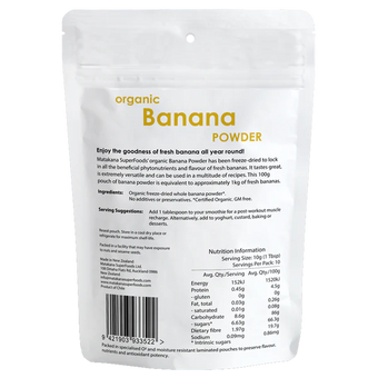 Matakana organic Banana Powder 100g