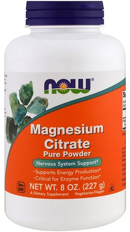 NOW Magnesium Citrate Pure Powder 227g