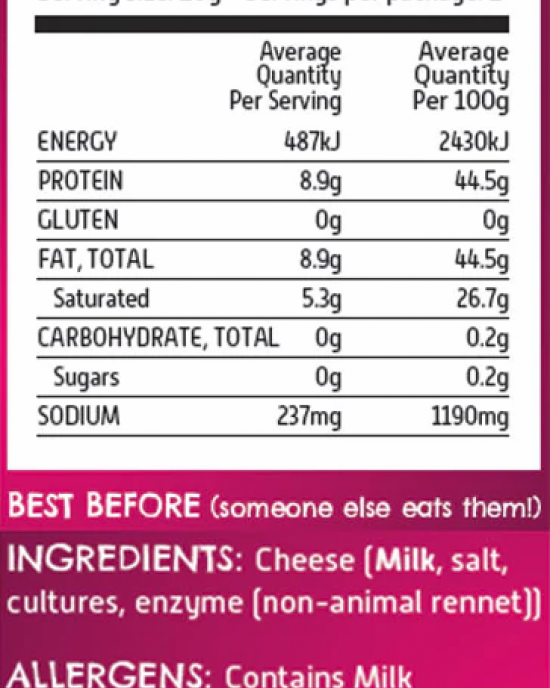 QB's Crunch Cheese 40g