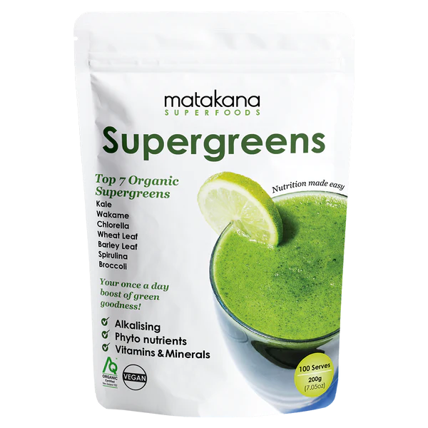 Matakana Organic Supergreens Powder 200g