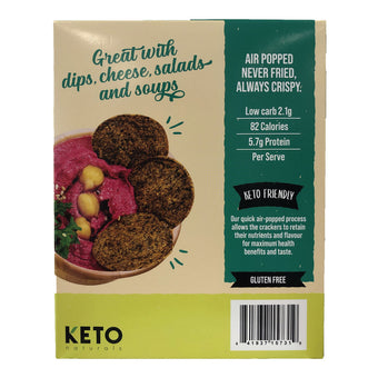 KETO Naturals Keto Sour Cream & Spring Onion Cracker