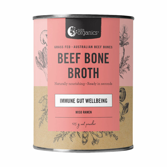 NUTRA ORGANICS Beef Bone Broth - Miso Ramen 125gm