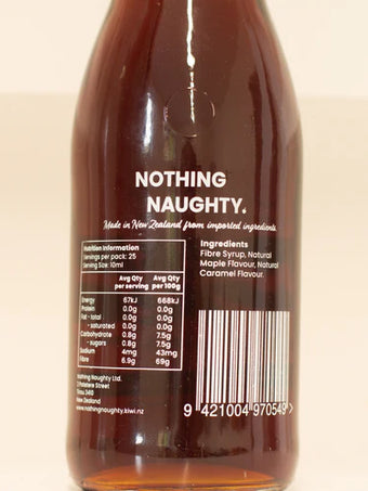 Nothing Naughty Fibre Syrup Maple 250ml