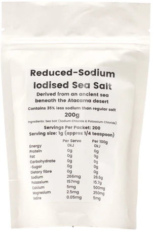 Nothing Naughty Reduced-sodium Iodised Sea Salt 200g